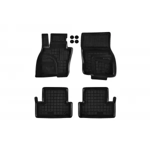 image-54-Specific rubber mats suitable for Mazda CX-60 PHeV, MHeV, AWD, RWD after 2022, 4-piece set, black color
