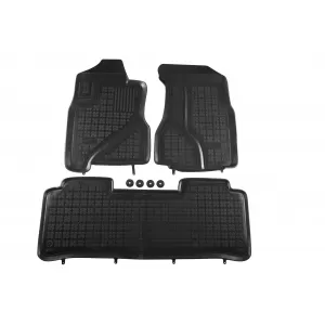 image-65-Specific rubber mats suitable for Honda CR-V 2002-2006, 3-piece set, black color