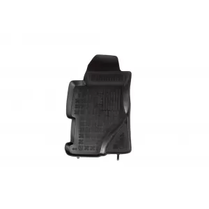 Specific rubber mats suitable for Honda Civic sedan 2001-2006, 3-piece set, black color-image-6214543