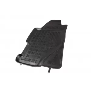 Specific rubber mats suitable for Honda Civic sedan 2001-2006, 3-piece set, black color-image-6214546