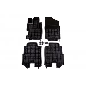 image-67-Specific rubber mats suitable for Honda FR-V 2004-2009, 4-piece set, black color