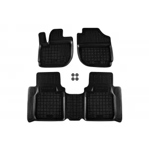 image-71-Specific rubber mats suitable for Honda HR-V 2014-2021, 3-piece set, black color