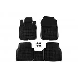 image-74-Specific rubber mats suitable for Honda CR-V, CR-V Hybrid 2018-2022, 4-piece set, black color