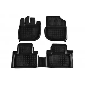 image-0-Specific rubber mats suitable for Honda e:Ny1 Electric after 2023, 3-piece set, black color
