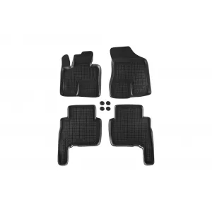 image-7-Specific rubber mats suitable for Kia Sorento 2009-2012, 4-piece set, black color