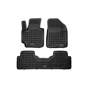 image-18-Specific rubber mats suitable for Kia Soul 2013-2018, 3-piece set, black color