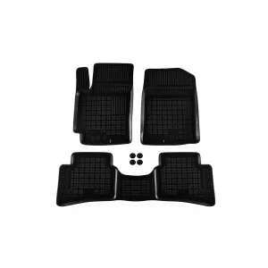 Mochete din cauciuc specifice, potrivite pentru Kia Stonic după 2017, set de 3 piese, culoare neagră-image-6214767