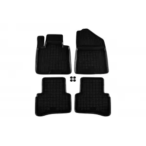 image-24-Specific rubber mats suitable for Kia Sportage after 2018, 4-piece set, black color