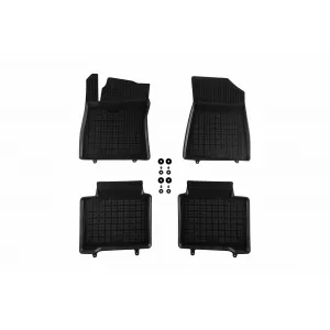 image-28-Specific rubber mats suitable for Kia Niro II Hybrid after 2022, 4-piece set, black color