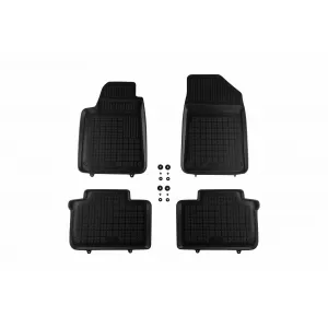 image-36-Specific rubber mats suitable for Citroen C6 2005-2012, 4-piece set, black color