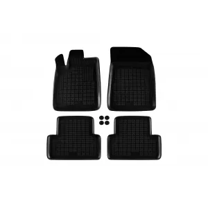 image-41-Specific rubber mats suitable for Citroen C5 2001-2008, 4-piece set, black color