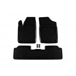 image-42-Specific rubber mats suitable for Citroen Berlingo, Peugeot Partner 1996-2010, 3-piece set, black color