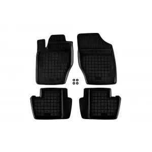 image-43-Specific rubber mats suitable for Citroen C4 2004-2010, C4 2010-2017, Peugeot 307 2001-2007, 4-piece set, black color