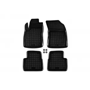 image-51-Specific rubber mats suitable for Citroen C3 2016-2024, 4-piece set, black color