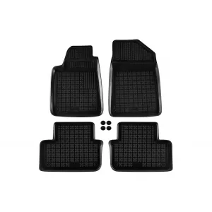 image-56-Specific rubber mats suitable for Peugeot 407 2004-2011, 4-piece set, black color