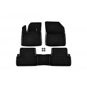 image-66-Specific rubber mats suitable for Peugeot 3008 after 2016, 3-piece set, black color