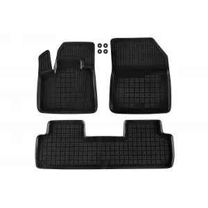 Mochete din cauciuc specifice, potrivite pentru Peugeot 5008 după 2017, cu 5 locuri, set de 3 piese, culoare neagră-image-6215035