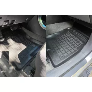 Mănuși din cauciuc specifice, potrivite pentru Toyota Land Cruiser J120 2002-2009, set de 3 piese, culoare neagră-image-6215114