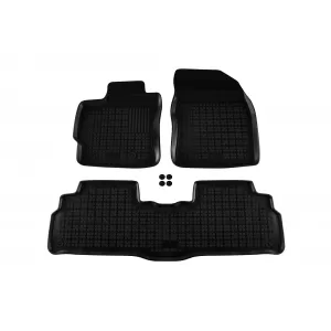 Mochete din cauciuc specifice, potrivite pentru Toyota Verso 2009-2018, set de 3 piese, culoare neagră-image-6215117