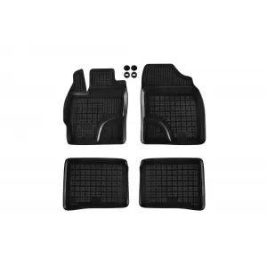 image-4-Specific rubber mats suitable for Toyota Prius 2009-2015, 4-piece set, black color