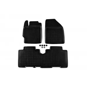 image-8-Specific rubber mats suitable for Toyota Verso S 2010-2017, 3-piece set, black color