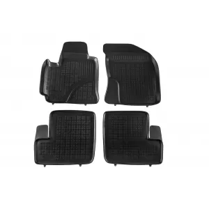 image-10-Specific rubber mats suitable for Toyota Rav4 2003-2005, 5 doors, 4-piece set, black color
