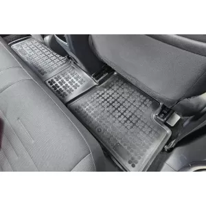 Mochete din cauciuc specifice, potrivite pentru Toyota Auris, Auris Hybrid 2012-2018, set de 3 piese, culoare neagră-image-6215173