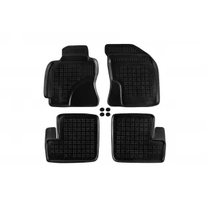 image-21-Specific rubber mats suitable for Toyota Rav4 2000-2003, 5 doors, 4-piece set, black color
