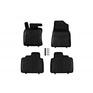 image-25-Specific rubber mats suitable for Toyota Camry Hybrid after 2017, 4-piece set, black color