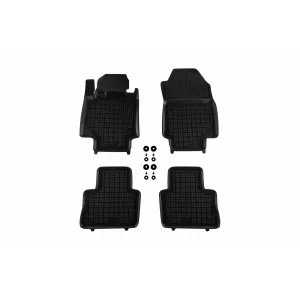 image-32-Specific rubber mats suitable for Toyota Rav4 4x4, 2x4 after 2018, 4-piece set, black color, version with manual transmission