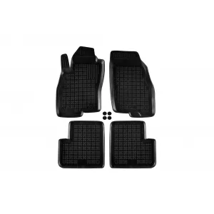 image-45-Specific rubber mats suitable for Fiat Grande Punto 2005-2009, 4-piece set, black color