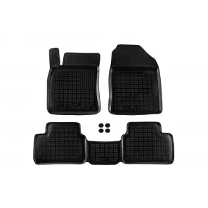 image-67-Specific rubber mats suitable for Hyundai i30 hatchback, Fastback 2016-2020, after 2020, Kia Ceed, Proceed, Xceed after 2018, 3-piece set, black color