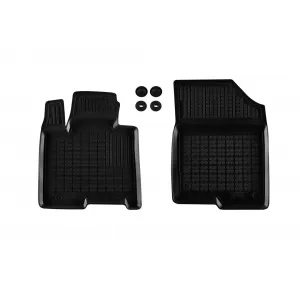 Specific rubber mats suitable for Hyundai Tucson PHeV after 2024, 4-piece set, black color-image-6215653