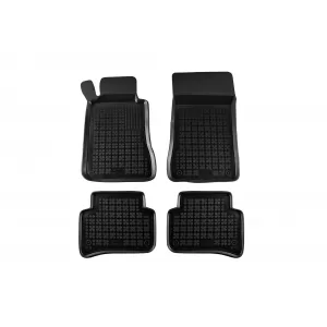image-1-Specific rubber mats suitable for Mercedes C class W203 2000-2007, 4-piece set, black color