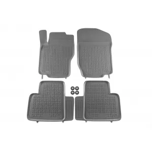 image-16-Specific rubber mats suitable for Mercedes ML W164 2005-2011, GL X164 2006-2012, 4-piece set, grey color