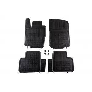 image-20-Specific rubber mats suitable for Mercedes ML W166 2011-2015, GL X166 2012-2015, GLE W166, GLE coupe C295 2015-2019, 4-piece set, black color
