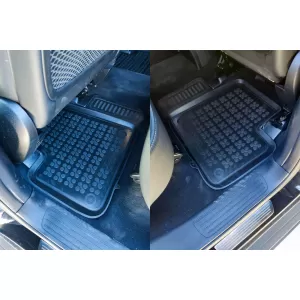 Mochete din cauciuc specifice, potrivite pentru Mercedes ML W166 2011-2015, GL X166 2012-2015, GLE W166, GLE coupe C295 2015-2019, set de 4 piese, culoare neagră-image-6215758