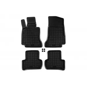 image-25-Specific rubber mats suitable for Mercedes C class W205 sedan, S205 wagon 2014-2020, 4-piece set, black color