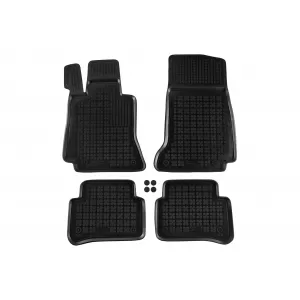 image-28-Specific rubber mats suitable for Mercedes E class W213 sedan, wagon after 2016, A Design GT coupe with 4 doors after 2019, 4-piece set, black color