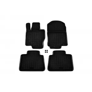 image-32-Specific rubber mats suitable for Mercedes GLE C167 coupe after 2019, 4-piece set, black color