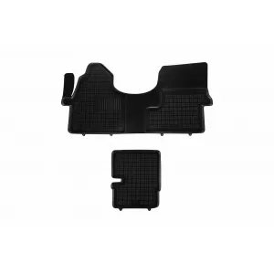 image-33-Specific rubber mats suitable for Mercedes Sprinter 906 2008-2016, 907 after 2018, 2-piece set, black color