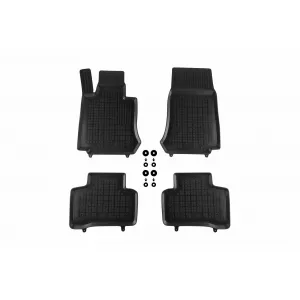 image-34-Specific rubber mats suitable for Mercedes EQC after 2019, 4-piece set, black color