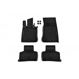 image-40-Specific rubber mats suitable for Mercedes GLC X254 MHeV, HeV after 2022, 4-piece set, black color
