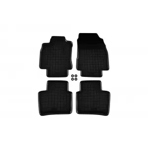 Mochete din cauciuc specifice, potrivite pentru Nissan Tiida 2004-2012, set de 4 piese, culoare neagră-image-6215921