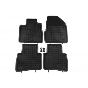 image-47-Specific rubber mats suitable for Nissan Murano 2003-2008, 4-piece set, black color