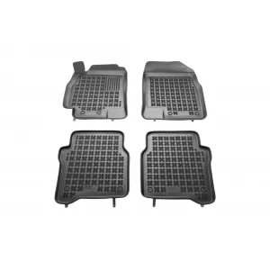 image-52-Specific rubber mats suitable for Nissan Primera 2002-2007, 4-piece set, black color