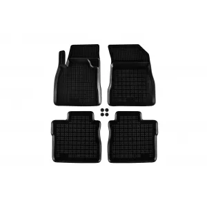 image-56-Specific rubber mats suitable for Nissan Note 2013-2020, 4-piece set, black color