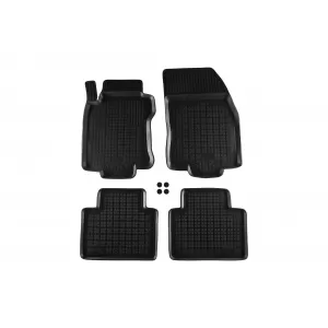 image-58-Specific rubber mats suitable for Nissan X-Trail after 2013, Renault Koleos after 2016, 4-piece set, black color