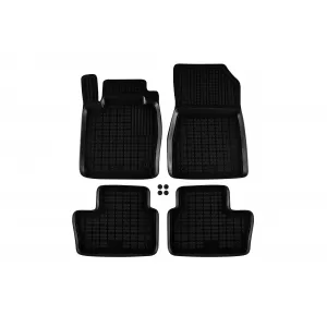 image-61-Specific rubber mats suitable for Nissan Juke after 2019, 4-piece set, black color