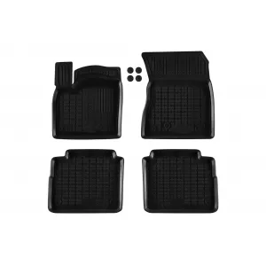 image-63-Specific rubber mats suitable for Nissan X-Trail T33 e-Power 4x2, 4x4 after 2022, 5 seats, 4-piece set, black color